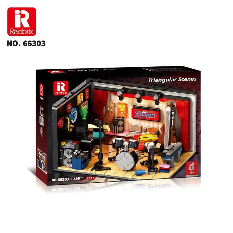 Reobrix Triangular Jazz Club Scene 66303 Brick Yapım Seti