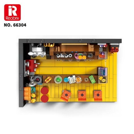Reobrix Triangular Old Bar Scene 66304 Brick Yapım Seti - Thumbnail