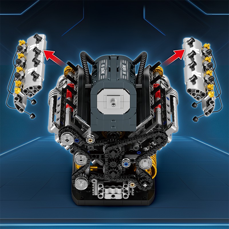 Reobrix V6 Engine 33013 Brick Yapım Seti
