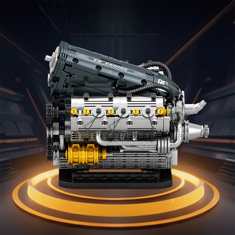 Reobrix V6 Engine 33013 Brick Yapım Seti