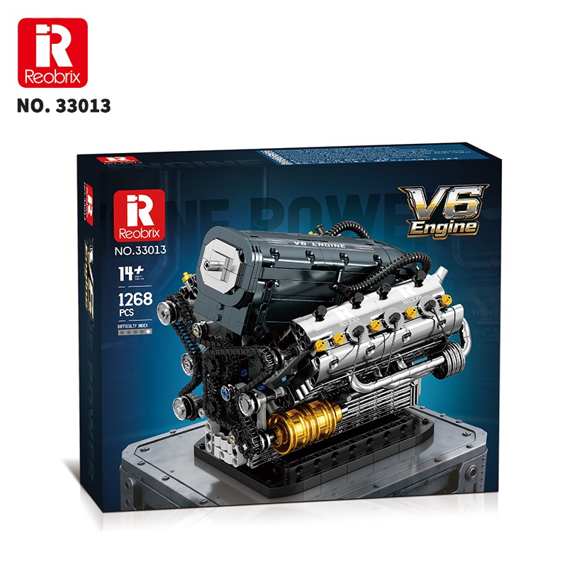 Reobrix V6 Engine 33013 Brick Yapım Seti