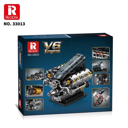 Reobrix V6 Engine 33013 Brick Yapım Seti - Thumbnail