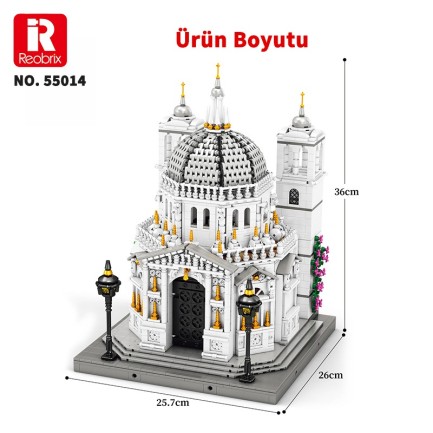 Reobrix Venice Church 55014 Brick Yapım Seti - Thumbnail
