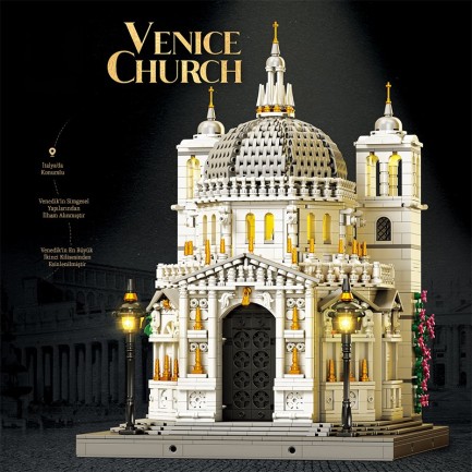 Reobrix Venice Church 55014 Brick Yapım Seti - Thumbnail