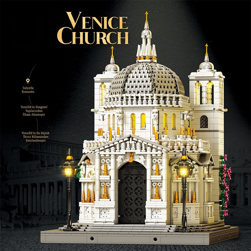 Reobrix Venice Church 55014 Brick Yapım Seti