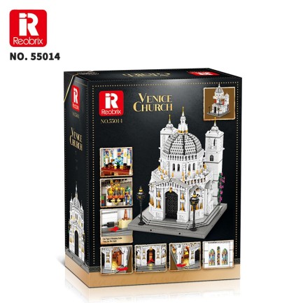 Reobrix Venice Church 55014 Brick Yapım Seti - Thumbnail