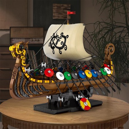 Reobrix Viking Ship 66101 Brick Yapım Seti - Thumbnail