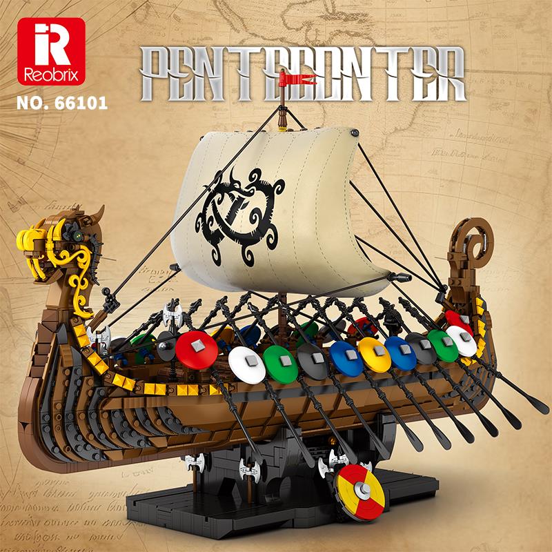 Reobrix Viking Ship 66101 Brick Yapım Seti