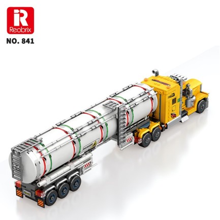 Reobrix W900L Fuel Tanker 841 Brick Yapım Seti - Thumbnail
