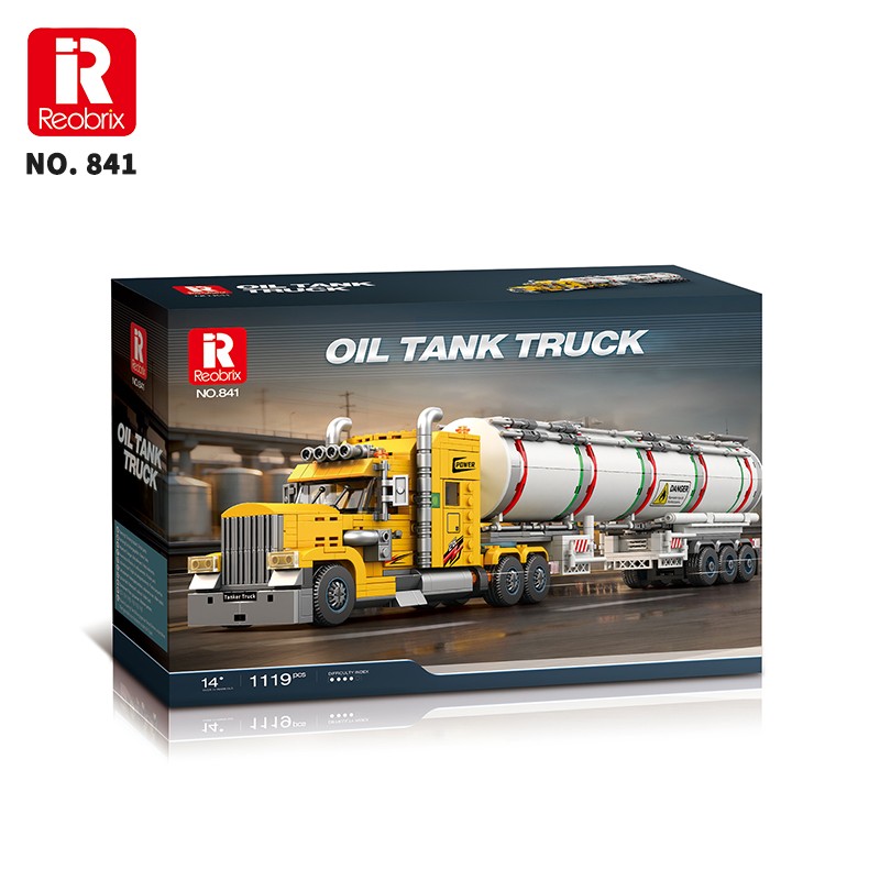 Reobrix W900L Fuel Tanker 841 Brick Yapım Seti