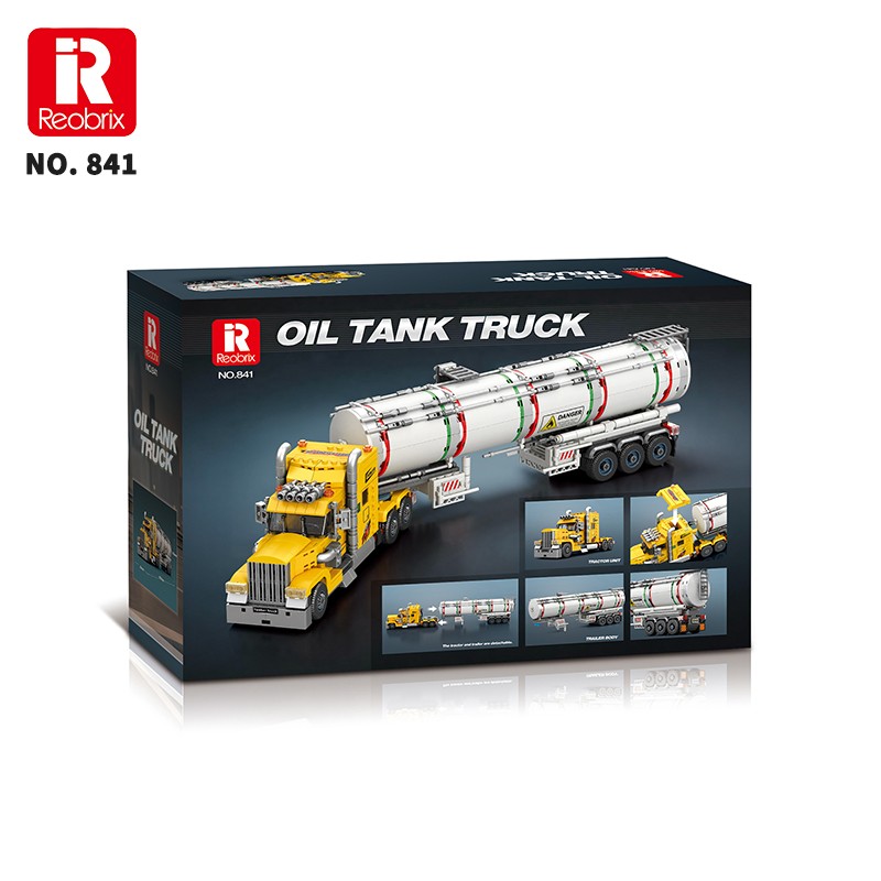 Reobrix W900L Fuel Tanker 841 Brick Yapım Seti
