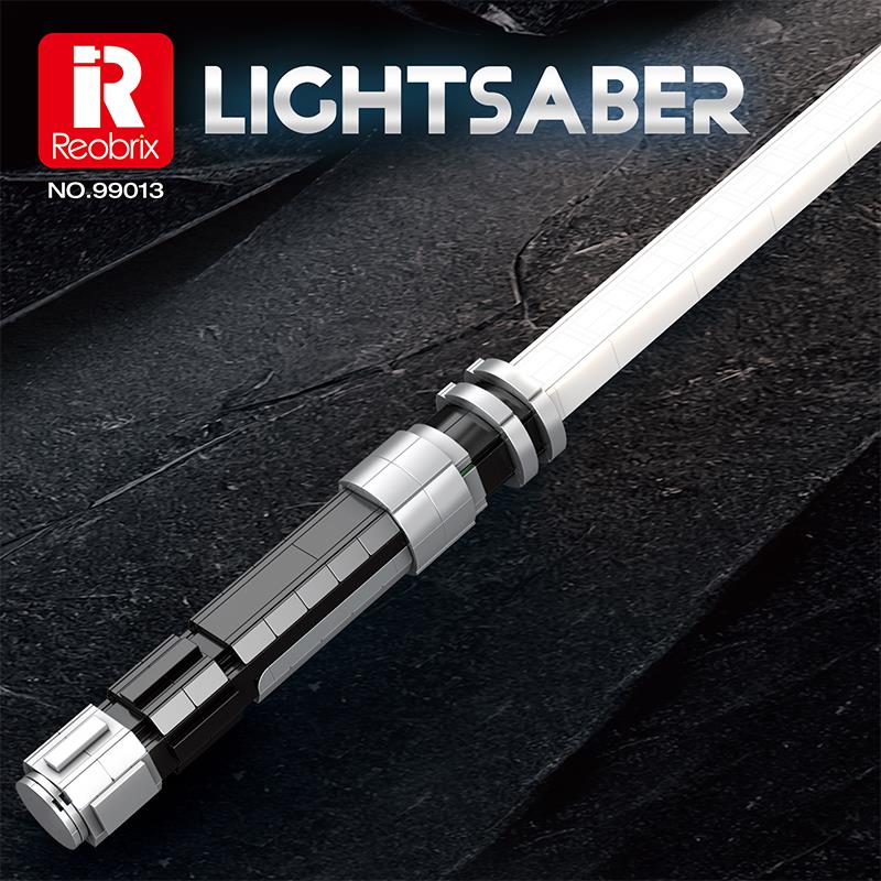 Reobrix 99013 Işın Kılıcı Beyaz Yaratıcı Yapı Blok Seti Building Blocks (Lightsaber) - 606 Parça