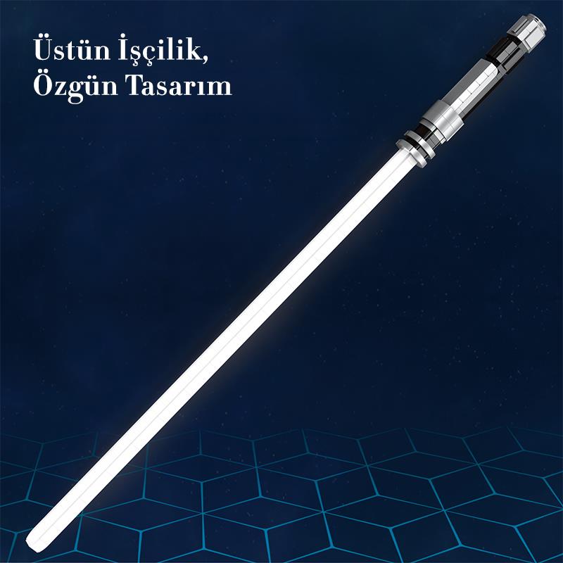 Reobrix 99013 Işın Kılıcı Beyaz Yaratıcı Yapı Blok Seti Building Blocks (Lightsaber) - 606 Parça