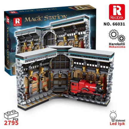 Reobrix - Reobrix Wizzard Train Book 66031 Brick Yapım Seti