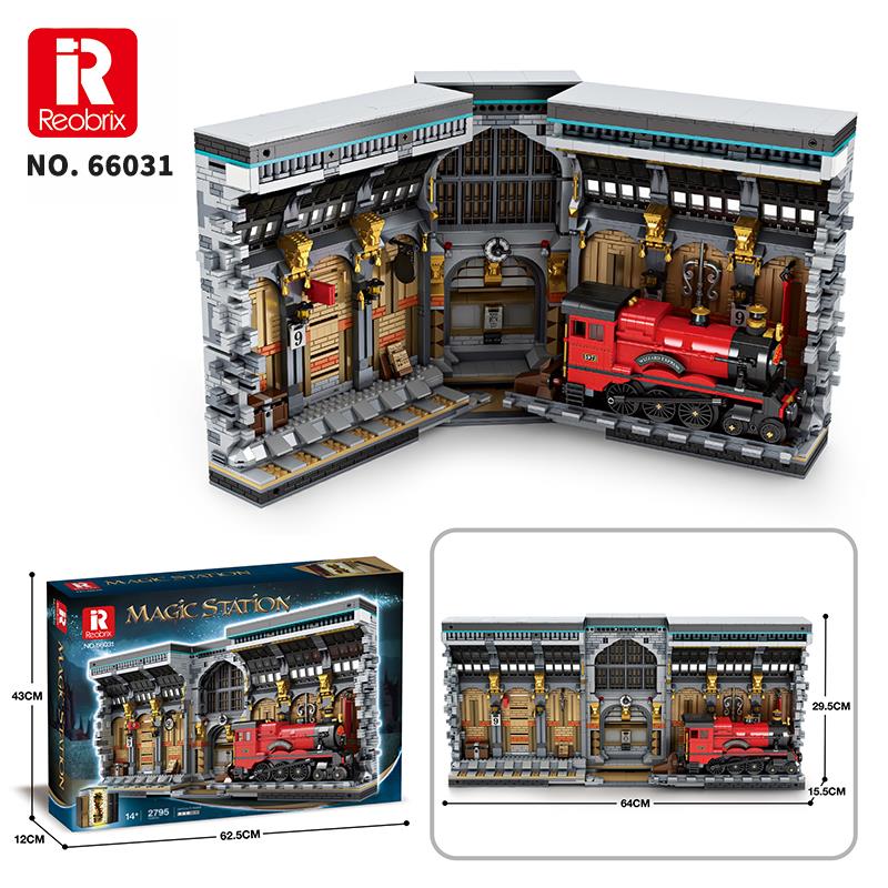 Reobrix Wizzard Train Book 66031 Brick Yapım Seti