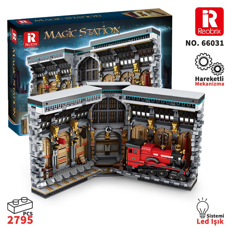 Reobrix Wizzard Train Book 66031 Brick Yapım Seti