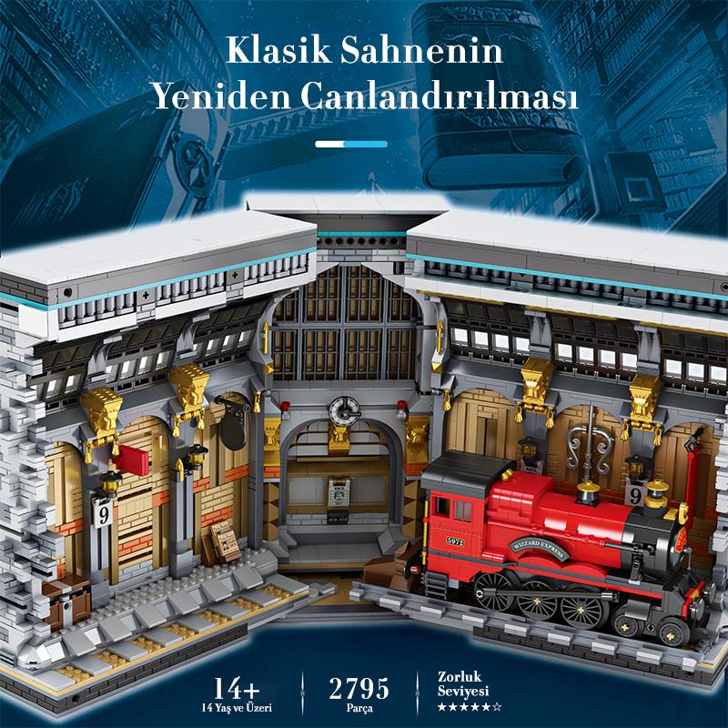 Reobrix Wizzard Train Book 66031 Brick Yapım Seti