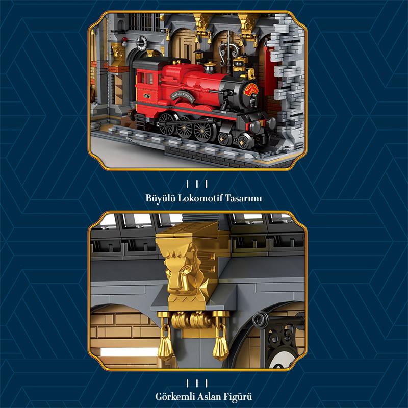 Reobrix Wizzard Train Book 66031 Brick Yapım Seti