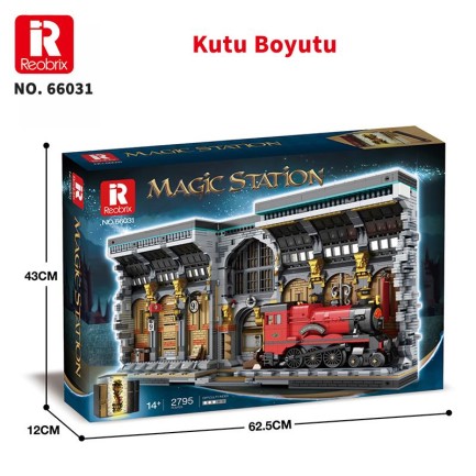 Reobrix Wizzard Train Book 66031 Brick Yapım Seti - Thumbnail