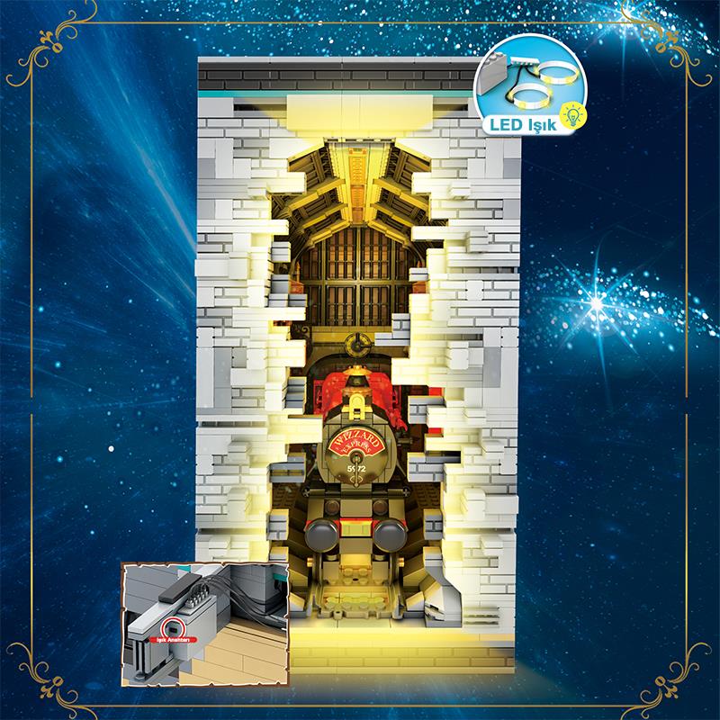 Reobrix Wizzard Train Book 66031 Brick Yapım Seti