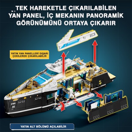Reobrix Yacht 66106 Brick Yapım Seti - Thumbnail
