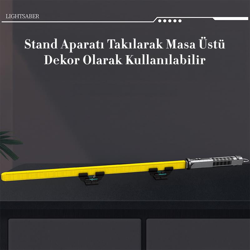 Reobrix 99012 Işın Kılıcı Sarı Yaratıcı Yapı Blok Seti Building Blocks (Lightsaber) - 598 Parça