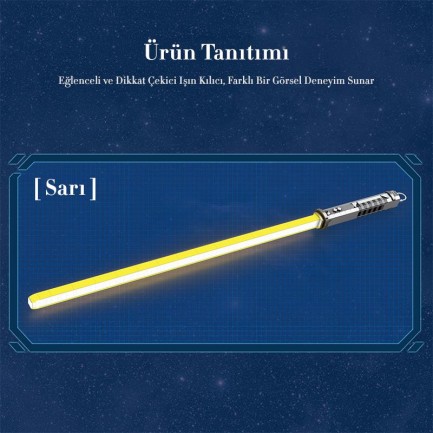 Reobrix 99012 Işın Kılıcı Sarı Yaratıcı Yapı Blok Seti Building Blocks (Lightsaber) - 598 Parça - Thumbnail