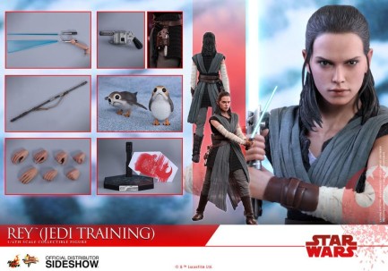 Hot Toys Rey Jedi Training Sixth Scale Figure - Thumbnail