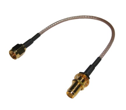 RF Design Extension Cable - RPSMA(M)-RPSMA(F) 15cm - Uzatma Kablosu - Thumbnail