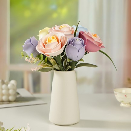 ROKR AD022 Lavender Rose 3D Wooden Puzzle - Thumbnail