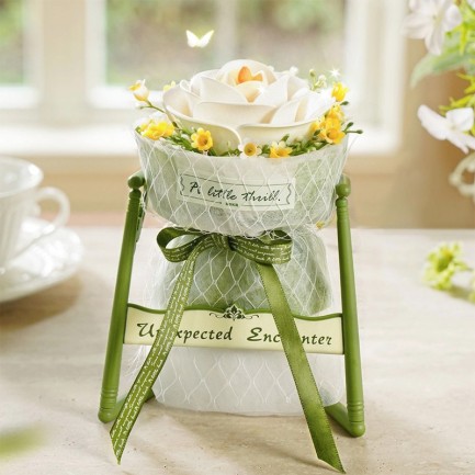 ROKR AF011 Camellia 3D Wooden Puzzle - Thumbnail