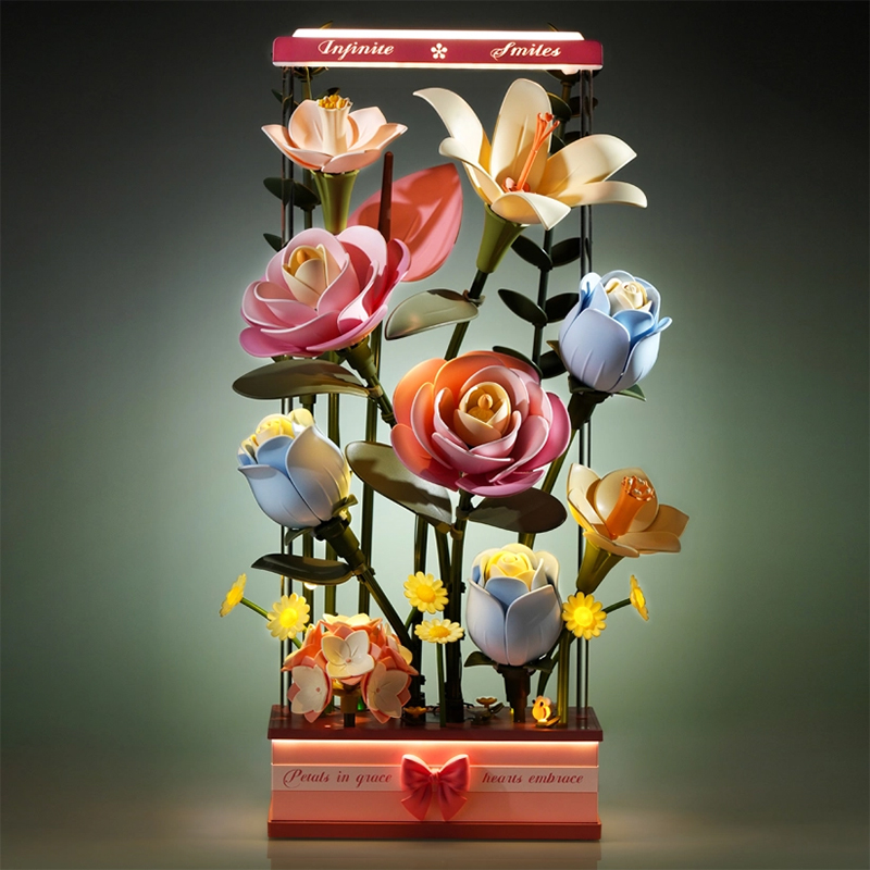 ROKR AF01D Blooming Bouquet Box 3D Wooden Puzzle