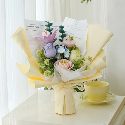 ROKR AF01J Spring Time Bouquet 3D Wooden Puzzle - Thumbnail