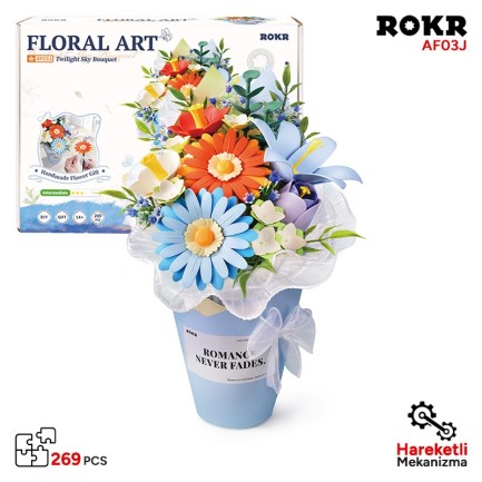 ROKR - ROKR AF03J Twilight Sky Bouquet 3D Wooden Puzzle
