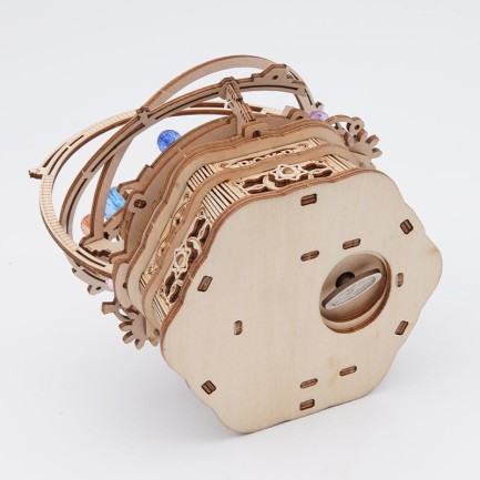 ROKR AMK51 Müzik Kutusu Starry Night Music Box DIY Mechanical 3D Wooden Puzzle Maket Model Seti 3D Model Kit Detaylı Dekoratif Hobi Seti Ahşap Maket Hareketli - Thumbnail