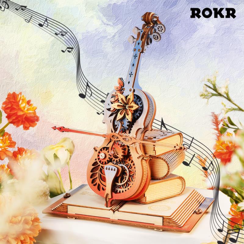 ROKR AMK63M Symphony of Gorgeous Dreams Mechanical Music Box 3D Wooden Puzzle