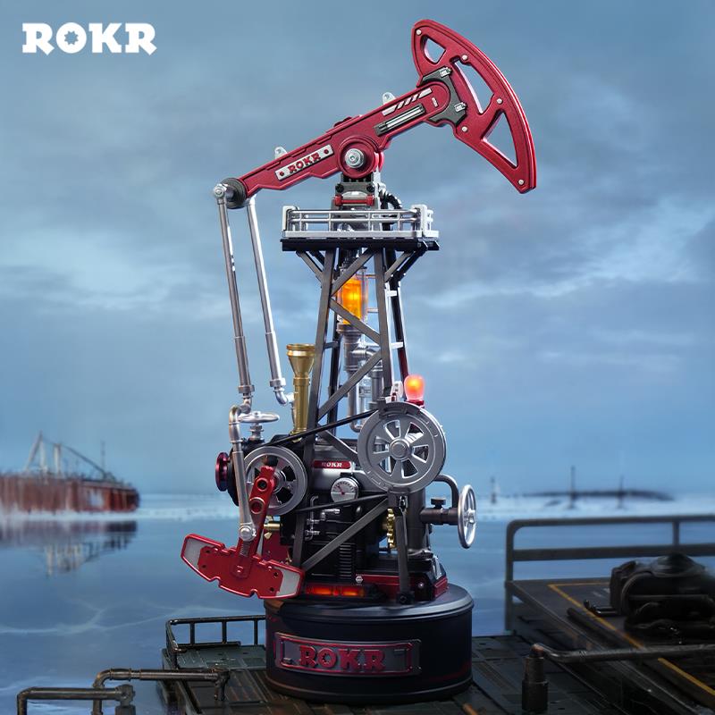ROKR CGL03 Oil Extractor DIY Mechanical 3D Puzzle