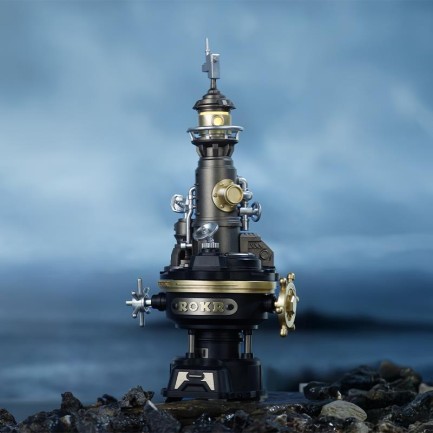 ROKR CGM01 Navi Lighthouse DIY Mechanical 3D Puzzle Maket Model Seti 3D Model Kit Detaylı Dekoratif Hobi Seti Hareketli ve Işıklı - Thumbnail