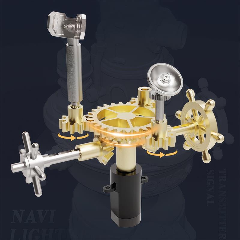 ROKR CGM01 Navi Lighthouse DIY Mechanical 3D Puzzle Maket Model Seti 3D Model Kit Detaylı Dekoratif Hobi Seti Hareketli ve Işıklı