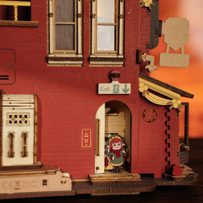 ROKR EAB01 Dream Gift Factory Music Box 3D Wooden Puzzle