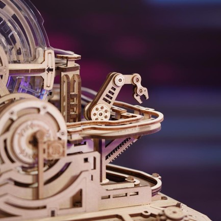 ROKR EGC01 Gear Ball Challenge DIY Minyatür Maket Model Seti Ahşap 3D Wooden Puzzle 3D Model Kit Detaylı Dekoratif Hobi Seti Ahşap Maket - Thumbnail