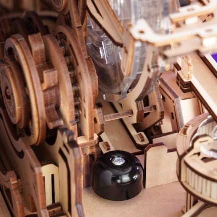 ROKR EGC01 Gear Ball Challenge DIY Minyatür Maket Model Seti Ahşap 3D Wooden Puzzle 3D Model Kit Detaylı Dekoratif Hobi Seti Ahşap Maket - Thumbnail