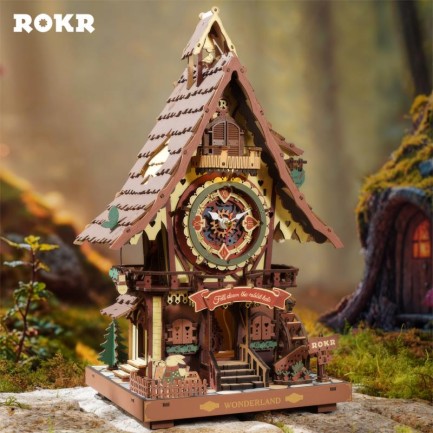 ROKR - ROKR LC901C Cuckoo Clock Mechanical 3D Wooden Puzzle