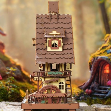 ROKR LC901C Cuckoo Clock Mechanical 3D Wooden Puzzle - Thumbnail