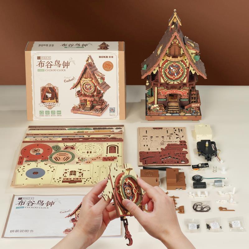 ROKR LC901C Cuckoo Clock Mechanical 3D Wooden Puzzle