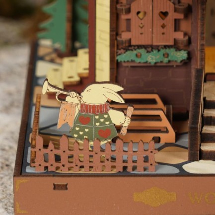 ROKR LC901C Cuckoo Clock Mechanical 3D Wooden Puzzle - Thumbnail