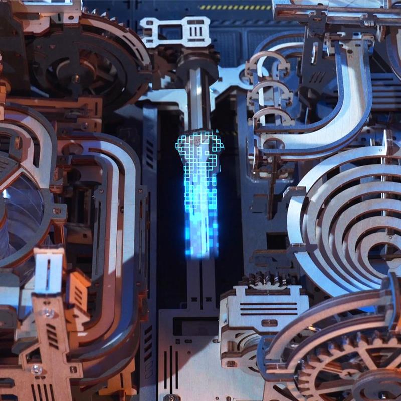 ROKR LG01 Marble Run Link Pack Marble Run 3D Wooden Puzzle