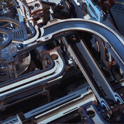 ROKR LG01 Marble Run Link Pack Marble Run 3D Wooden Puzzle - Thumbnail