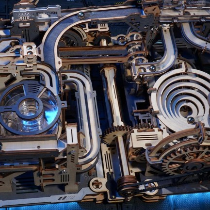 ROKR LG01 Marble Run Link Pack Marble Run 3D Wooden Puzzle - Thumbnail