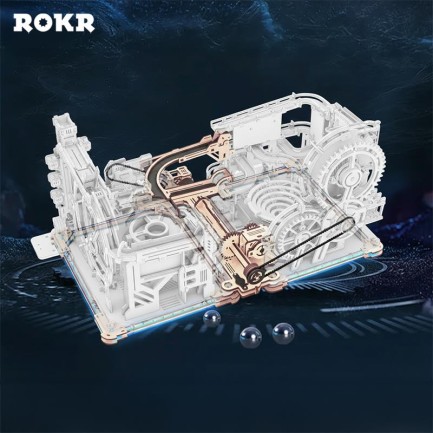 ROKR - ROKR LG01 Marble Run Link Pack Marble Run 3D Wooden Puzzle